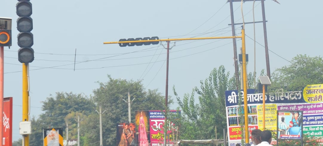 Traffic lights are out, people flout traffic rules, increasing the risk of accidents.
