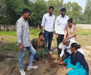 Plantation done under National Nutrition Month