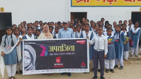 Tips on social harmony, personal hygiene and self-defense were given to the girl students.