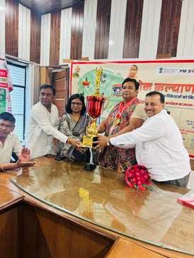 53-year-old Madhukar won the gold medal in powerlifting.