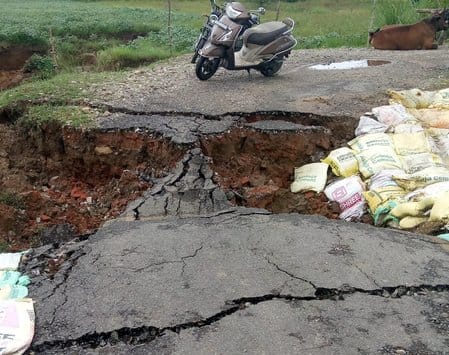 Due to the collapse of the culvert, the movement of the people of Kotawali stopped.