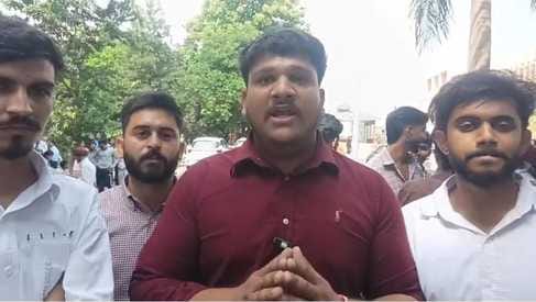 ABVP and NSUI raise provocative slogans in Una College, heats up atmosphere