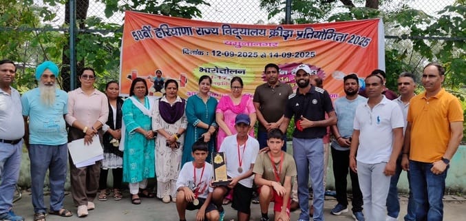 Jhajjar second in state level lawn tennis competition