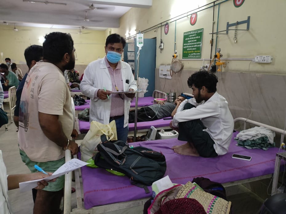 Viral fever and diarrhea grip people