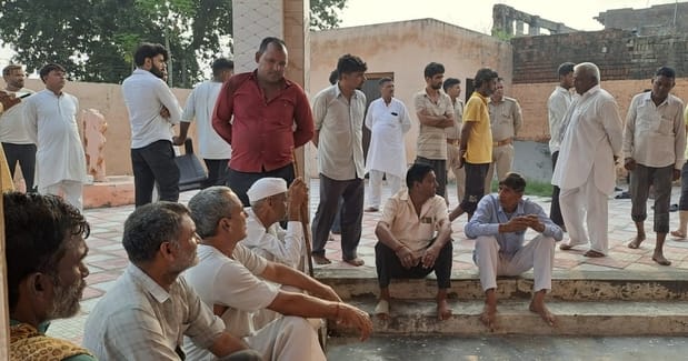 Pieces of meat found at religious site, villagers angry