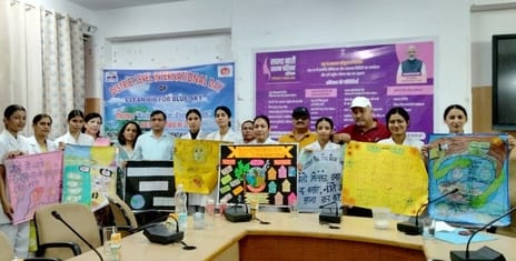 Karma in speech, Kusum in poster and Akshita in slogan writing were first