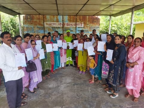 Villagers trained to deal with earthquake, fire, landslide disasters
