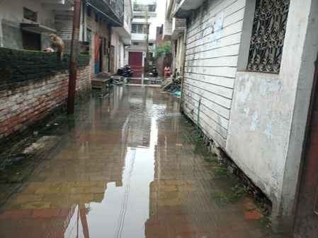 Four days of rain has caused waterlogging in more than 10 areas of the city.