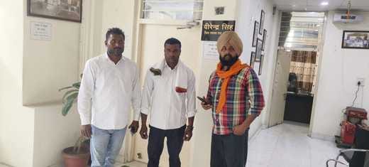 Three village heads accused the village secretary of indecency.