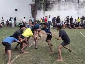 Players showed their strength in district level Kabaddi