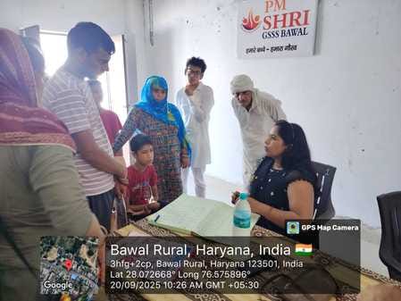 Health check-up camp for differently-abled children