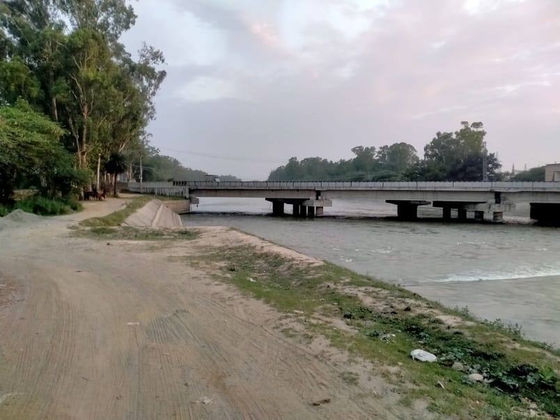 Even after eight months of the CM's announcement, the ghat has not been built.