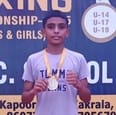 Abhinav and Nishant won gold in the state level school boxing championship