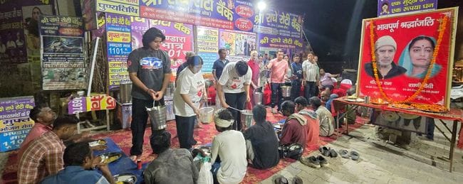 Deputy MS provided food to the needy in memory of his parents.