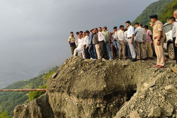 Relief amount distributed to disaster affected people in Bhatiyat