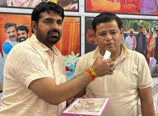 Sarpanch Vinod Dahiya became the district vice president of BJYM
