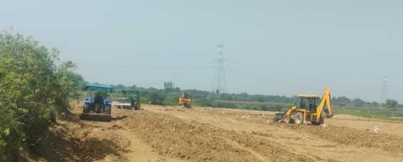 The JCB continued to operate even after the young man's death.