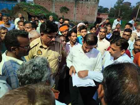 Villagers accused the investigation team of bias