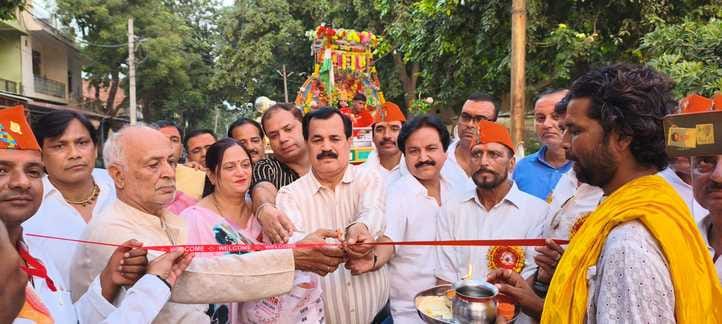 Lord Bholenath's wedding procession was taken out with great pomp