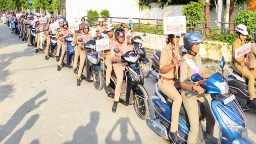 Scooty rally organised under Mission Shakti 5.0