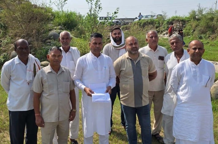 Allegations of a scam in the construction of a river embankment worth Rs 3.28 crore