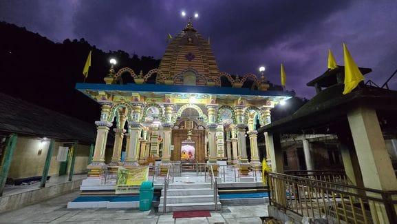 Preparations for Navratri festival completed at Mata Baglamukhi Temple Bakhli