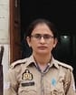 A constable riding a scooter was crushed by a truck and died.