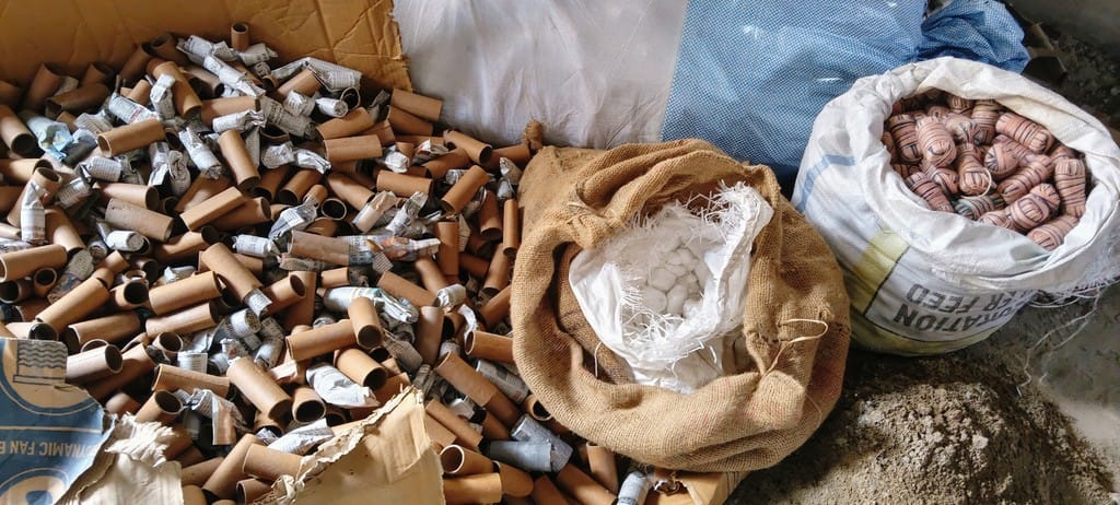 llegally manufactured firecrackers seized