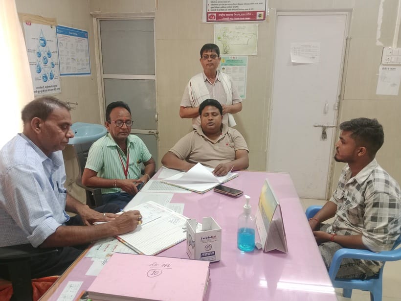 Due to change in weather, patients suffering from cold, cough, fever and stomach problems have increased.