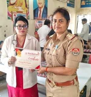 52 people donated blood in the camp.