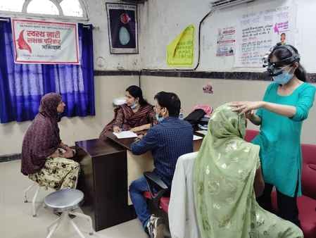 12 people donated blood, 296 patients were examined