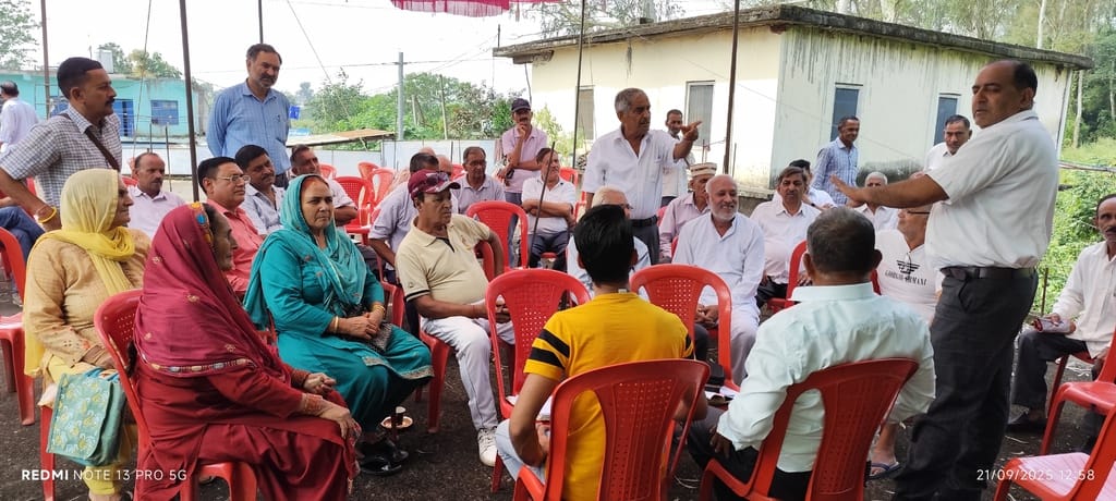 The general meeting of Krishi Seva Sahakari Sabha Limited Barthi was inconclusive.