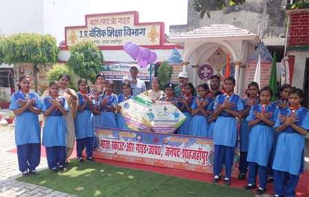 Scout-Guide gave the message of peace