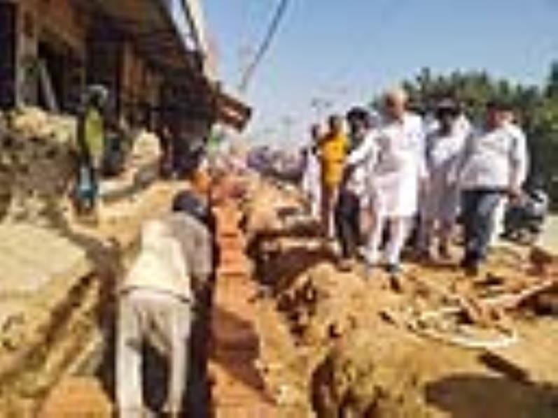 Allegations of irregularities in the construction of drainage drain