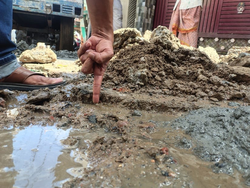 Allegations of massive irregularities in road patchwork
