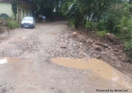 Rain causes damage worth Rs 3 crore to the Bassi to Tatahar via Chandruhi road