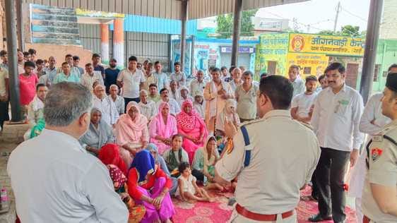 Villagers were made aware under the Seva Pakhwada campaign.