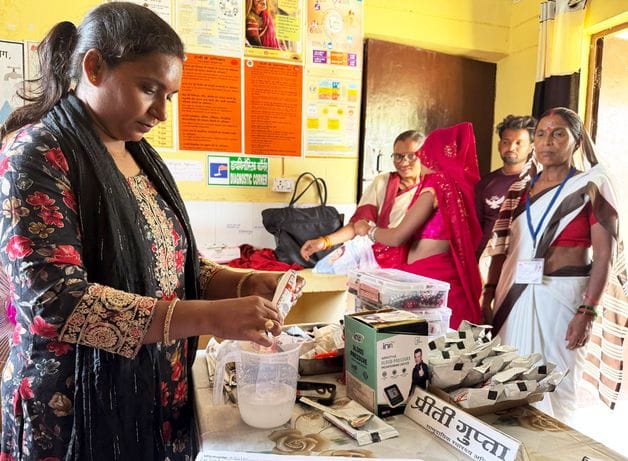 40 women underwent tests at the health camp.