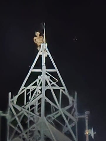 Family refused to allow second marriage despite having first wife, man climbs tower