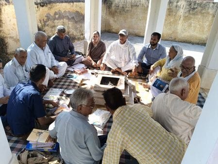 Yagna and satsang took place in Arya Samaj temple