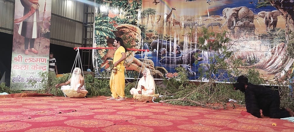 A grand Ramlila performance begins in MC Market.