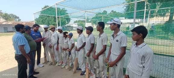 Three teams selected in the Under-14 district level cricket trials