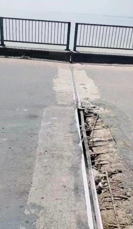 Sanjay Setu's joint cracks again, risking accident