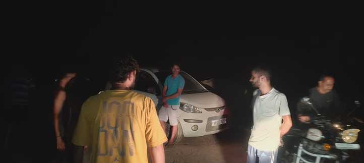 Villagers caught those throwing meat and medical waste on the spot.