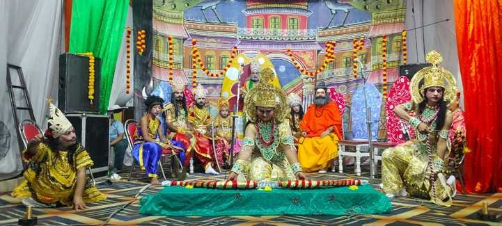 Sita Swayamvar and Parshuram Laxman dialogue staged in Ramlila