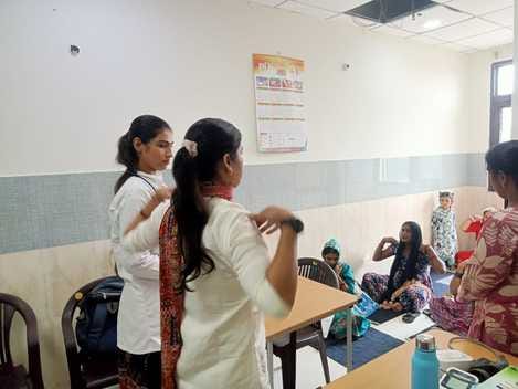 The camp highlighted the importance of a healthy lifestyle.