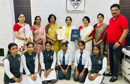 MSc Home Science student Sanjana Chaudhary won gold medal at university level.