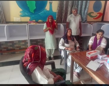 72 villagers took medicines in the medical camp.