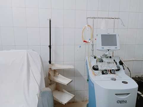 SDP machine arrived two years ago, but has not yet started operating.
