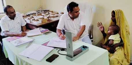 Ayush doctors and pharmacists conducted health check-ups at the health fair.